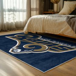 nfl los angeles rams football team logo sport carpet area rug home decor gift bedroom lar69