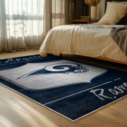 nfl los angeles rams football team logo sport carpet area rug home decor gift bedroom lar76