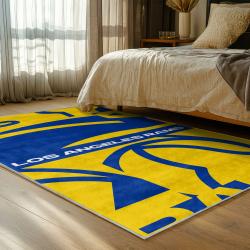 nfl los angeles rams football team logo sport carpet area rug home decor gift bedroom lar82