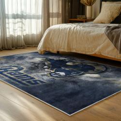 nfl los angeles rams football team logo sport carpet area rug home decor gift bedroom lar86