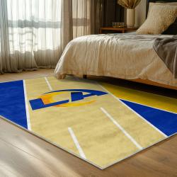 nfl los angeles rams football team logo sport carpet area rug home decor gift bedroom lar89