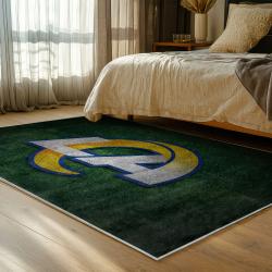 nfl los angeles rams football team logo sport carpet area rug home decor gift bedroom lar94