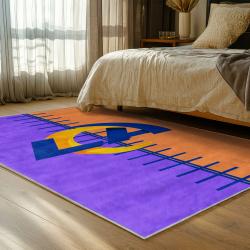 nfl los angeles rams football team logo sport carpet area rug home decor gift bedroom lar96