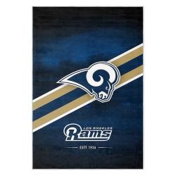 nfl los angeles rams football team logo sport carpet area rug home decor gift lar101
