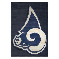 nfl los angeles rams football team logo sport carpet area rug home decor gift lar103