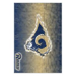 nfl los angeles rams football team logo sport carpet area rug home decor gift lar109
