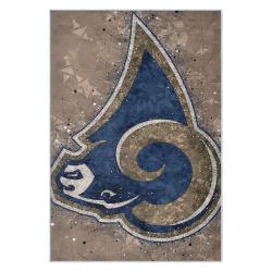 nfl los angeles rams football team logo sport carpet area rug home decor gift lar113