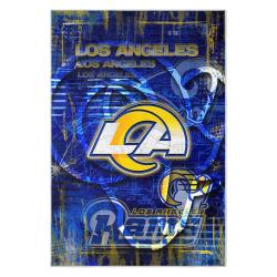 nfl los angeles rams football team logo sport carpet area rug home decor gift lar115