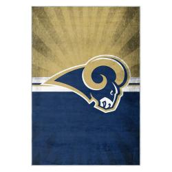 nfl los angeles rams football team logo sport carpet area rug home decor gift lar119