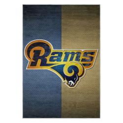 nfl los angeles rams football team logo sport carpet area rug home decor gift lar120