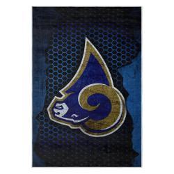 nfl los angeles rams football team logo sport carpet area rug home decor gift lar123
