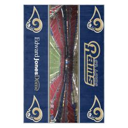 nfl los angeles rams football team logo sport carpet area rug home decor gift lar124