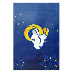 nfl los angeles rams football team logo sport carpet area rug home decor gift lar125