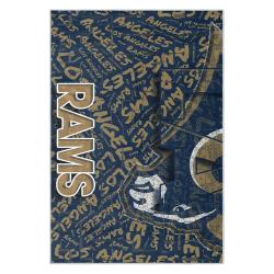 nfl los angeles rams football team logo sport carpet area rug home decor gift lar134