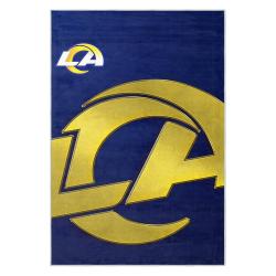 nfl los angeles rams football team logo sport carpet area rug home decor gift lar139