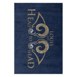 nfl los angeles rams football team logo sport carpet area rug home decor gift lar140
