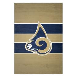 nfl los angeles rams football team logo sport carpet area rug home decor gift lar157