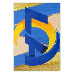 nfl los angeles rams football team logo sport carpet area rug home decor gift lar161