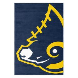 nfl los angeles rams football team logo sport carpet area rug home decor gift lar169