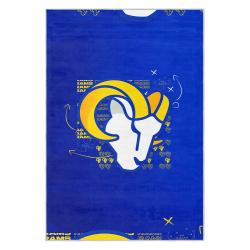 nfl los angeles rams football team logo sport carpet area rug home decor gift lar172