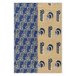 nfl los angeles rams football team logo sport carpet area rug home decor gift lar173