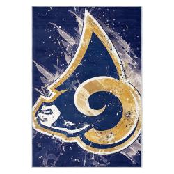 nfl los angeles rams football team logo sport carpet area rug home decor gift lar175