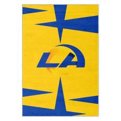 nfl los angeles rams football team logo sport carpet area rug home decor gift lar186