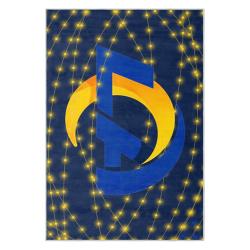 nfl los angeles rams football team logo sport carpet area rug home decor gift lar190