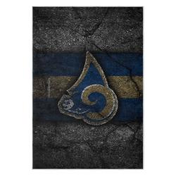 nfl los angeles rams football team logo sport carpet area rug home decor gift lar196