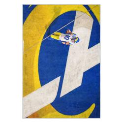 nfl los angeles rams football team logo sport carpet area rug home decor gift lar199