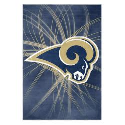 nfl los angeles rams football team logo sport carpet area rug home decor gift lar203