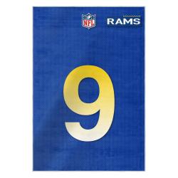 nfl los angeles rams football team logo sport carpet area rug home decor gift lar216