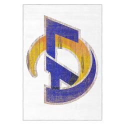 nfl los angeles rams football team logo sport carpet area rug home decor gift lar220