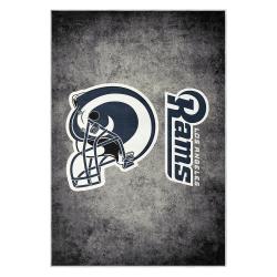 nfl los angeles rams football team logo sport carpet area rug home decor gift lar226