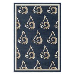nfl los angeles rams football team logo sport carpet area rug home decor gift lar228