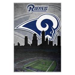 nfl los angeles rams football team logo sport carpet area rug home decor gift lar233