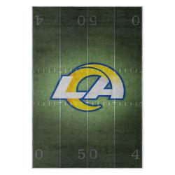 nfl los angeles rams football team logo sport carpet area rug home decor gift lar238