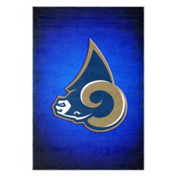 nfl los angeles rams football team logo sport carpet area rug home decor gift lar241