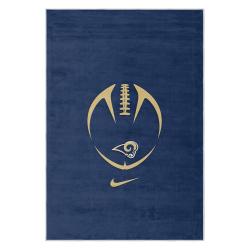 nfl los angeles rams football team logo sport carpet area rug home decor gift lar244