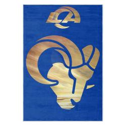 nfl los angeles rams football team logo sport carpet area rug home decor gift lar250