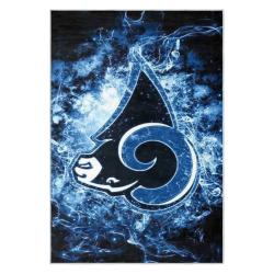 nfl los angeles rams football team logo sport carpet area rug home decor gift lar266