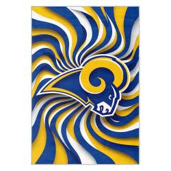 nfl los angeles rams football team logo sport carpet area rug home decor gift lar272