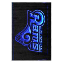 nfl los angeles rams football team logo sport carpet area rug home decor gift lar277