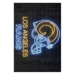 nfl los angeles rams football team logo sport carpet area rug home decor gift lar280