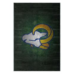 nfl los angeles rams football team logo sport carpet area rug home decor gift lar67