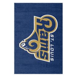 nfl los angeles rams football team logo sport carpet area rug home decor gift lar70
