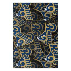 nfl los angeles rams football team logo sport carpet area rug home decor gift lar75