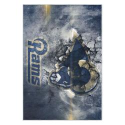 nfl los angeles rams football team logo sport carpet area rug home decor gift lar86