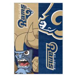 nfl los angeles rams football team logo sport carpet area rug home decor gift lar88