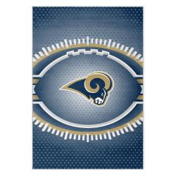 nfl los angeles rams football team logo sport carpet area rug home decor gift lar99